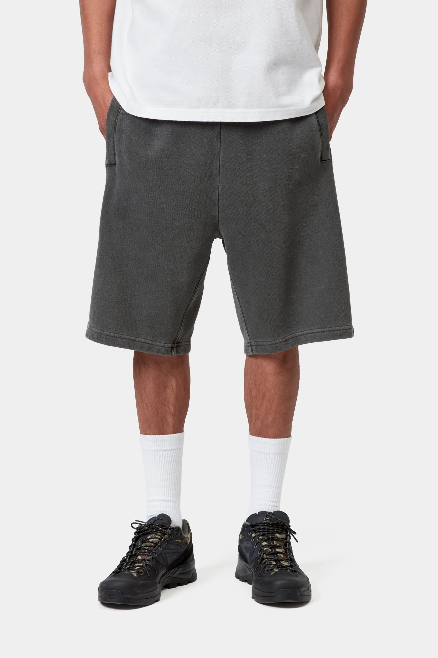 Nelson Sweat Short Black (Garment Dyed)