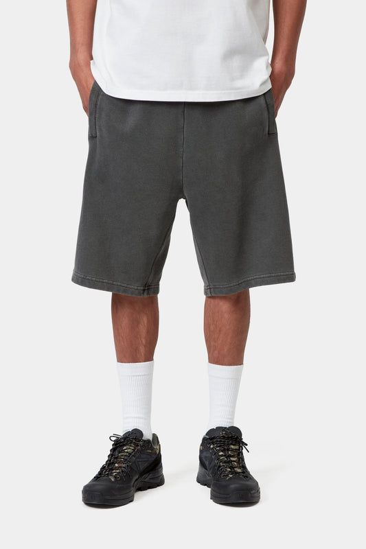 Nelson Sweat Short Black (Garment Dyed)