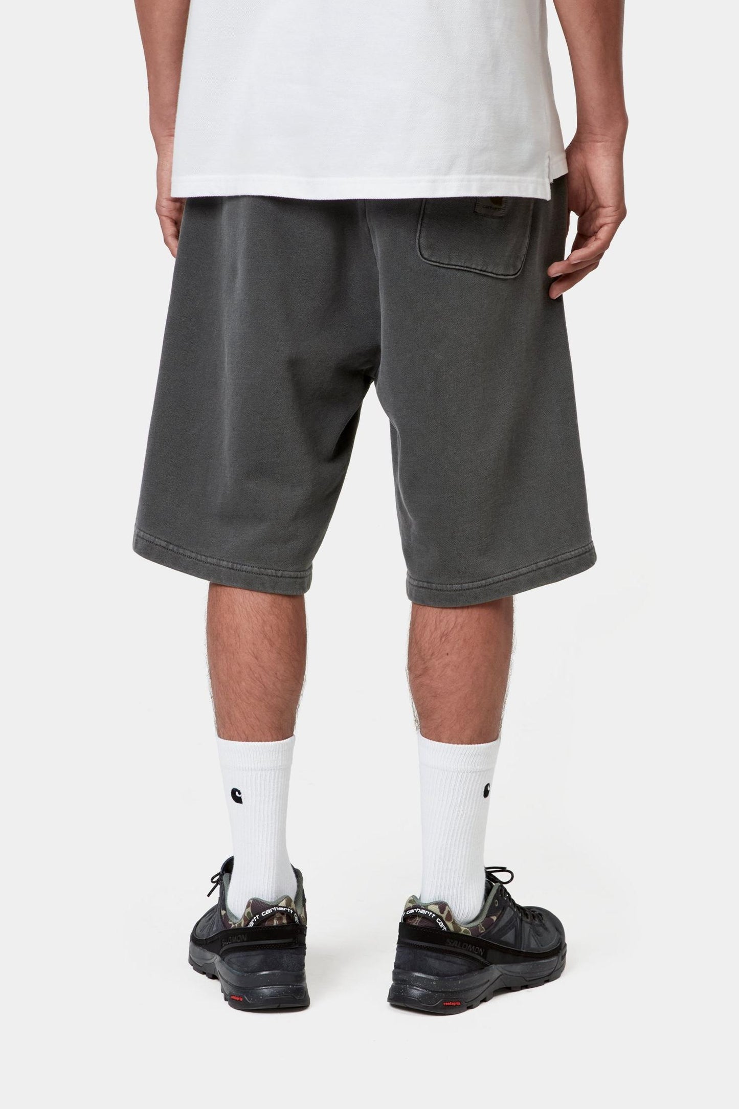 Nelson Sweat Short Black (Garment Dyed)