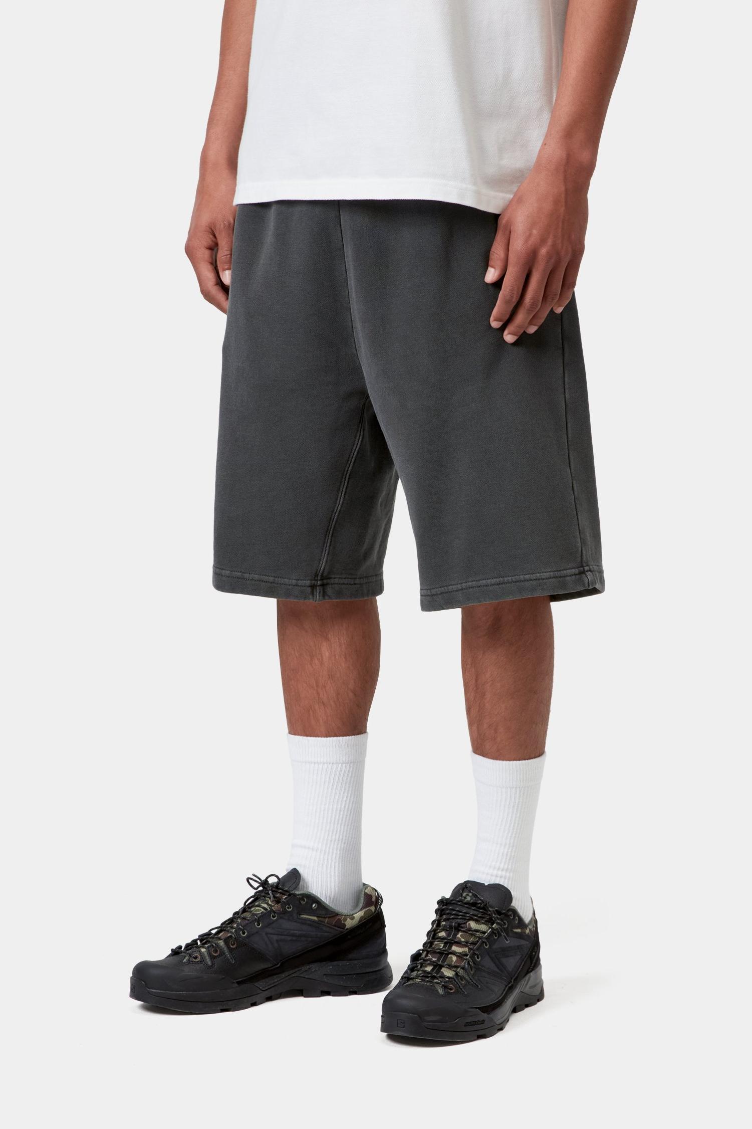 Nelson Sweat Short Black (Garment Dyed)