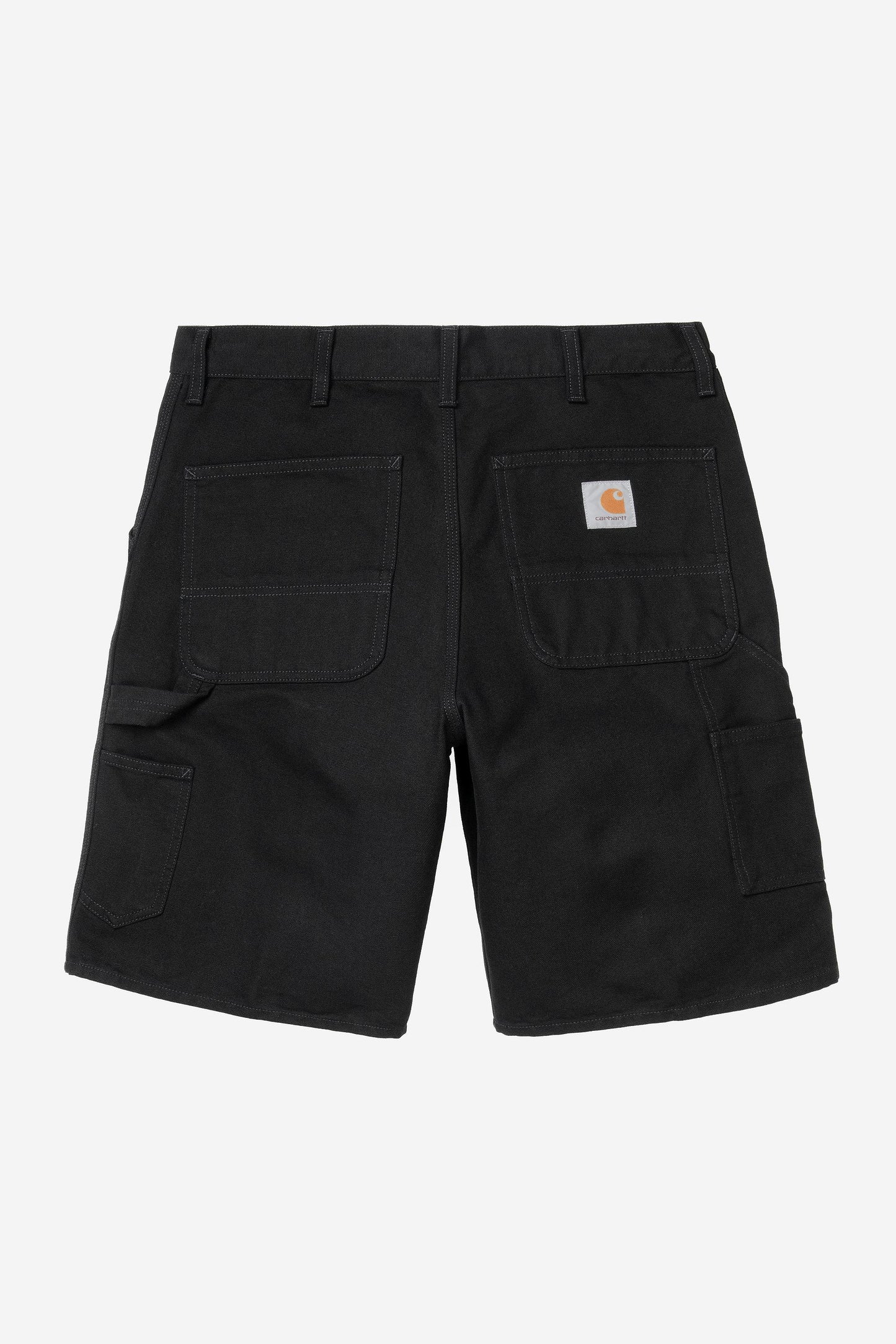 Single Knee Short Black (Rinsed)