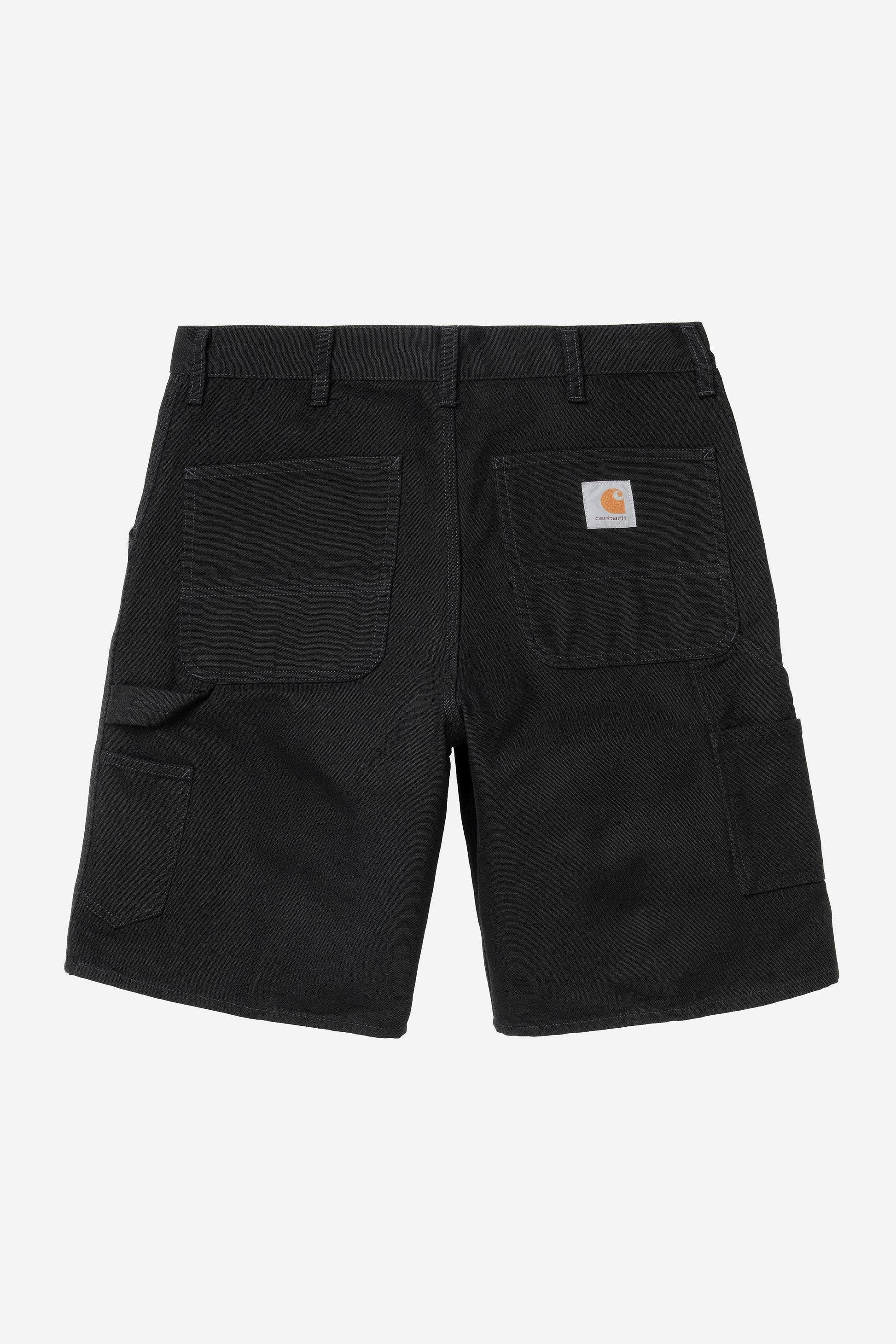 Single Knee Short Black (Rinsed)