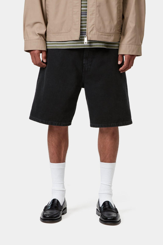 Nolan Short Black (Stone Washed)