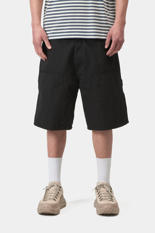 Double Knee Short - Canvas Black
