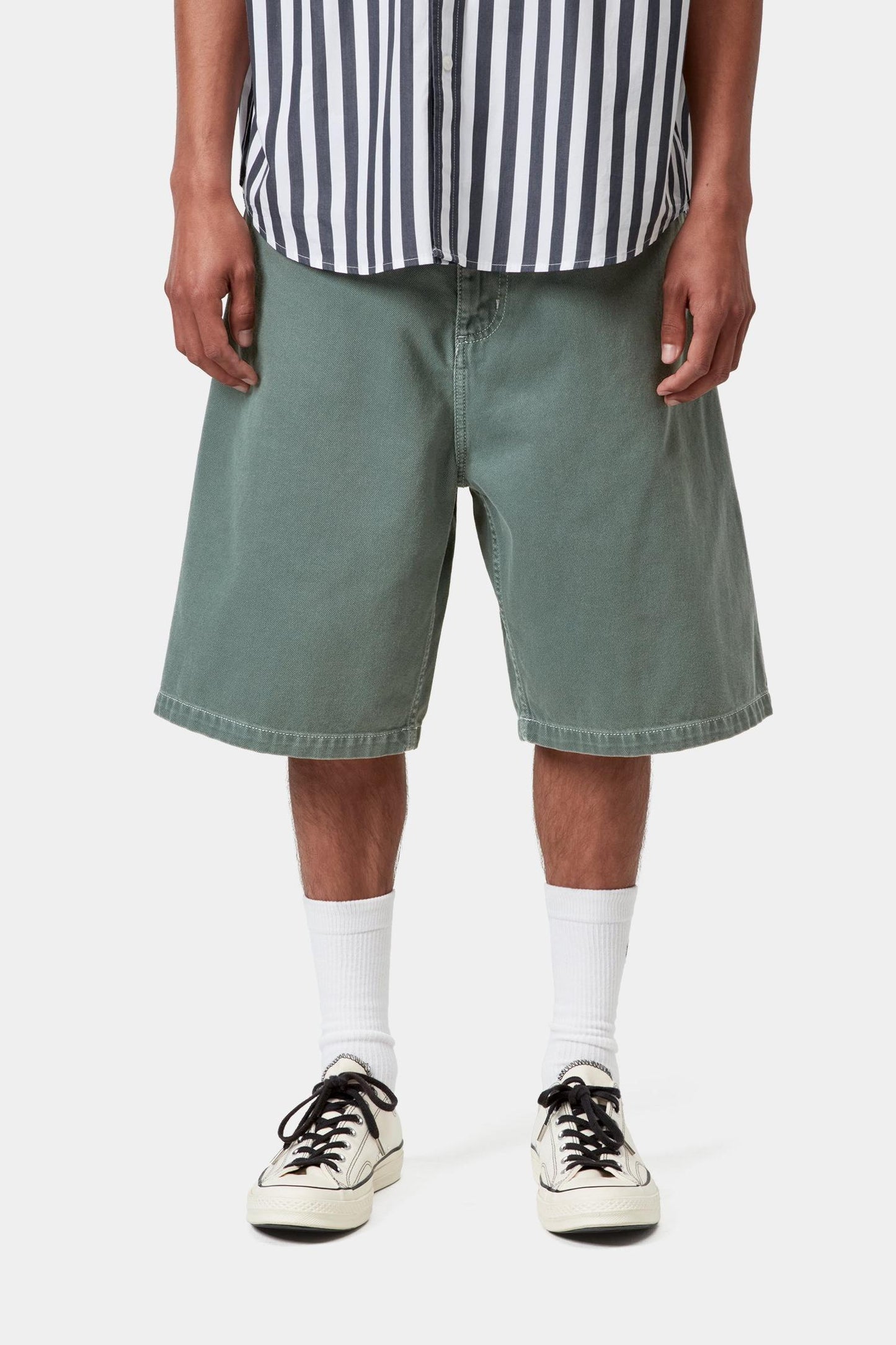 Brandon Short - Twill Velvet Green (Stone Dyed)