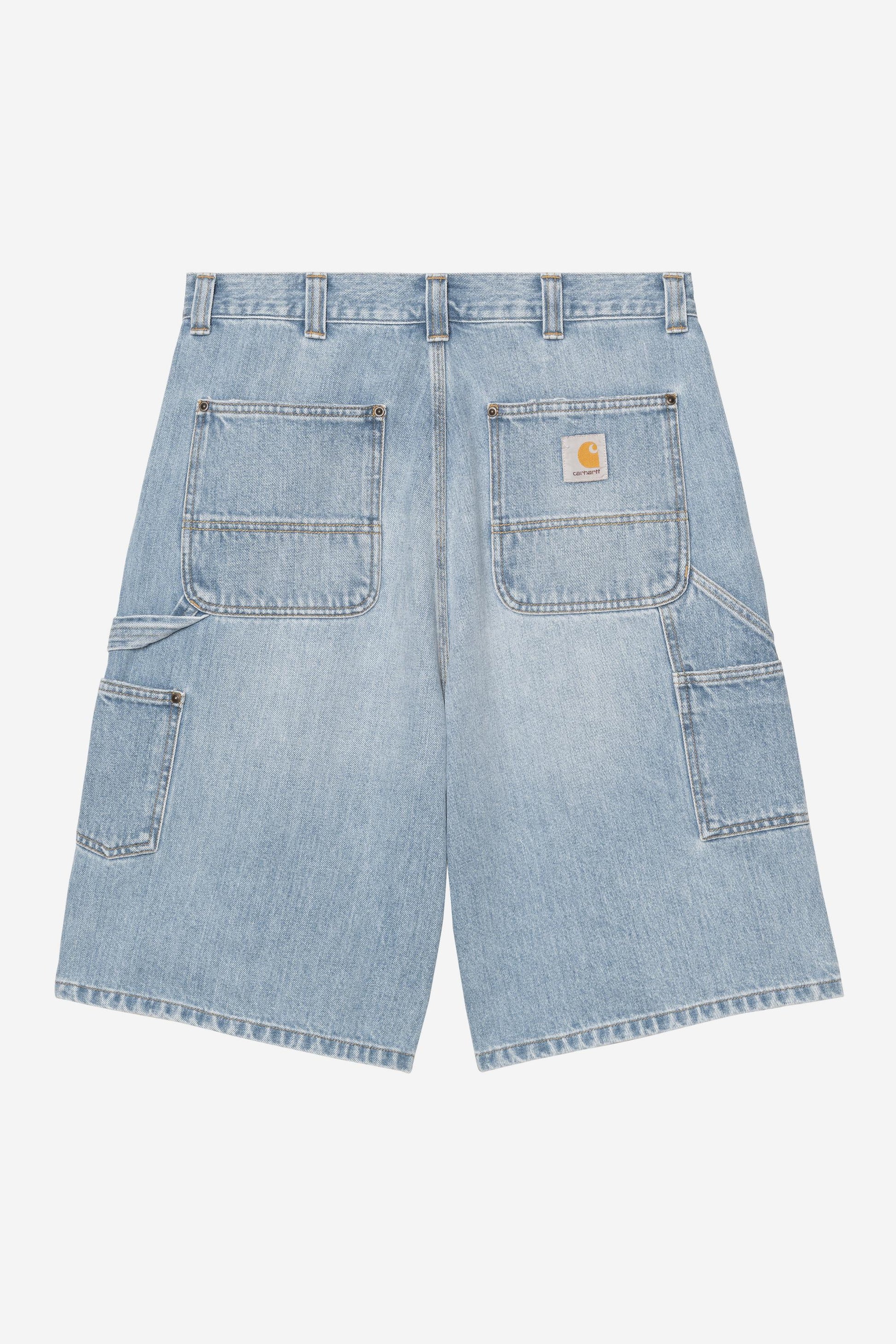 OG Double Knee Short Blue (Heavy Worn Bleached)