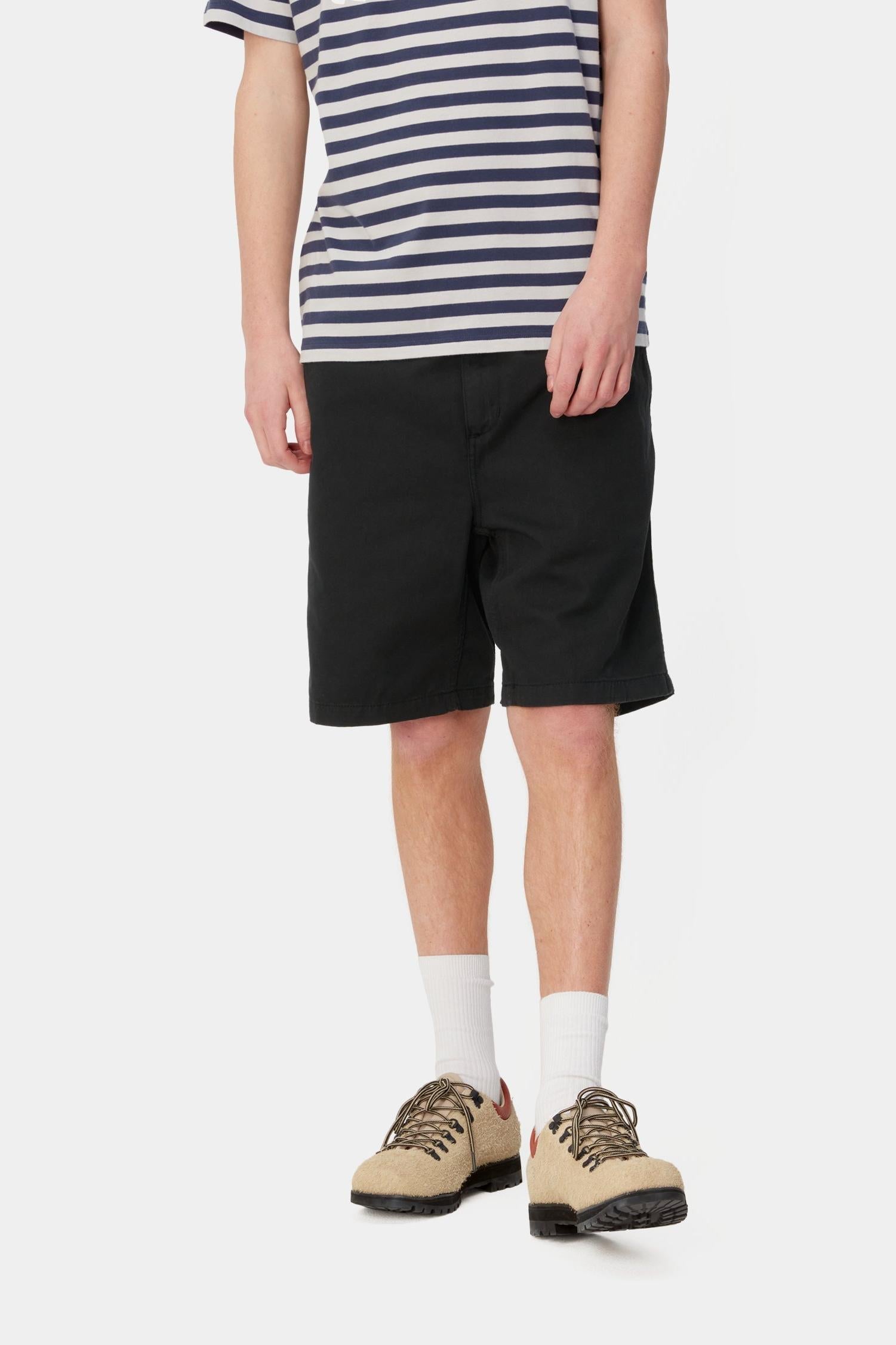 Flint Short Black (Garment Dyed)