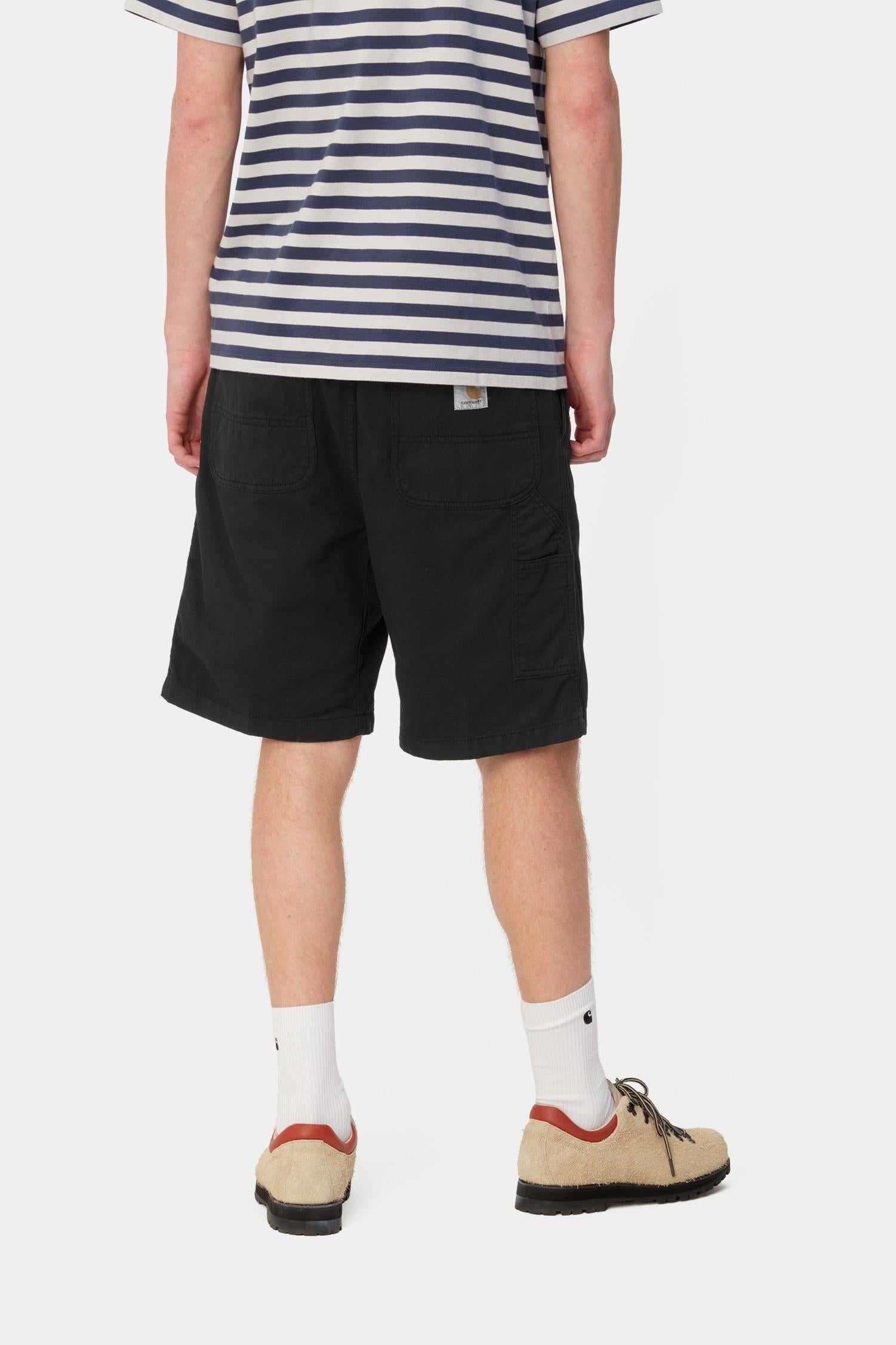 Flint Short Black (Garment Dyed)
