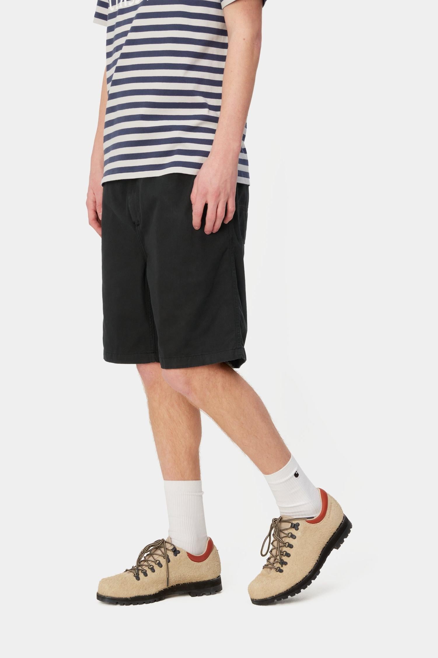 Flint Short Black (Garment Dyed)