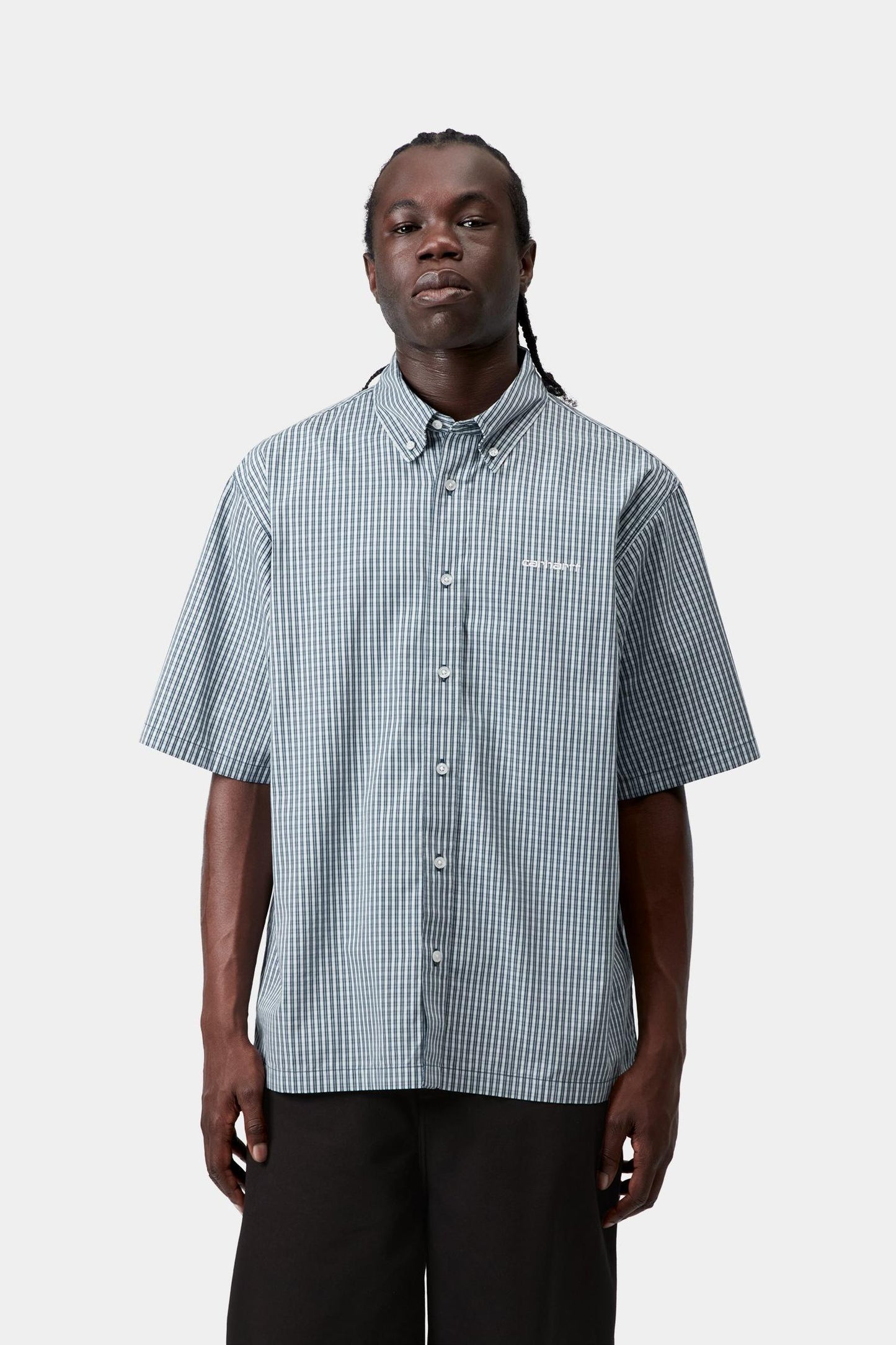 Short Sleeve Groff Check Shirt Blue River
