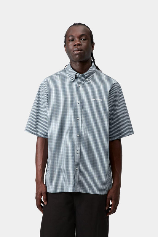Short Sleeve Groff Check Shirt Blue River