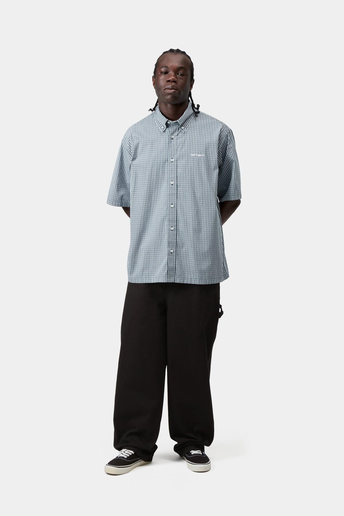 Short Sleeve Groff Check Shirt Blue River