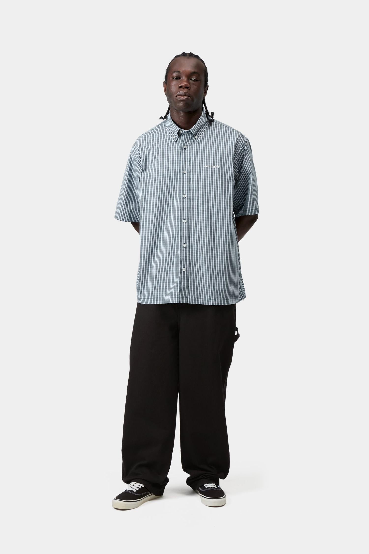 Short Sleeve Groff Check Shirt Blue River