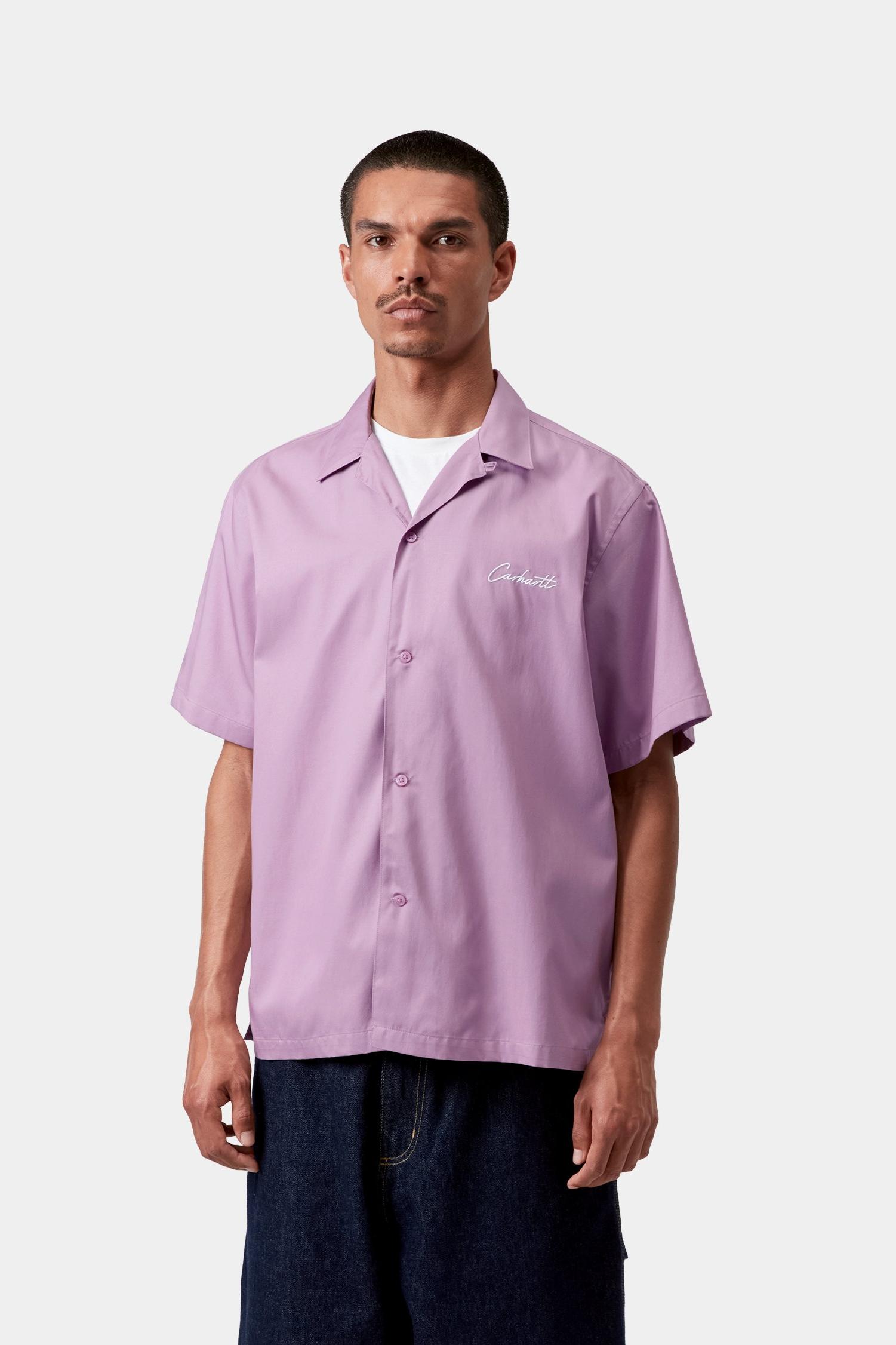 Delray Shirt Gentle Purple / White
