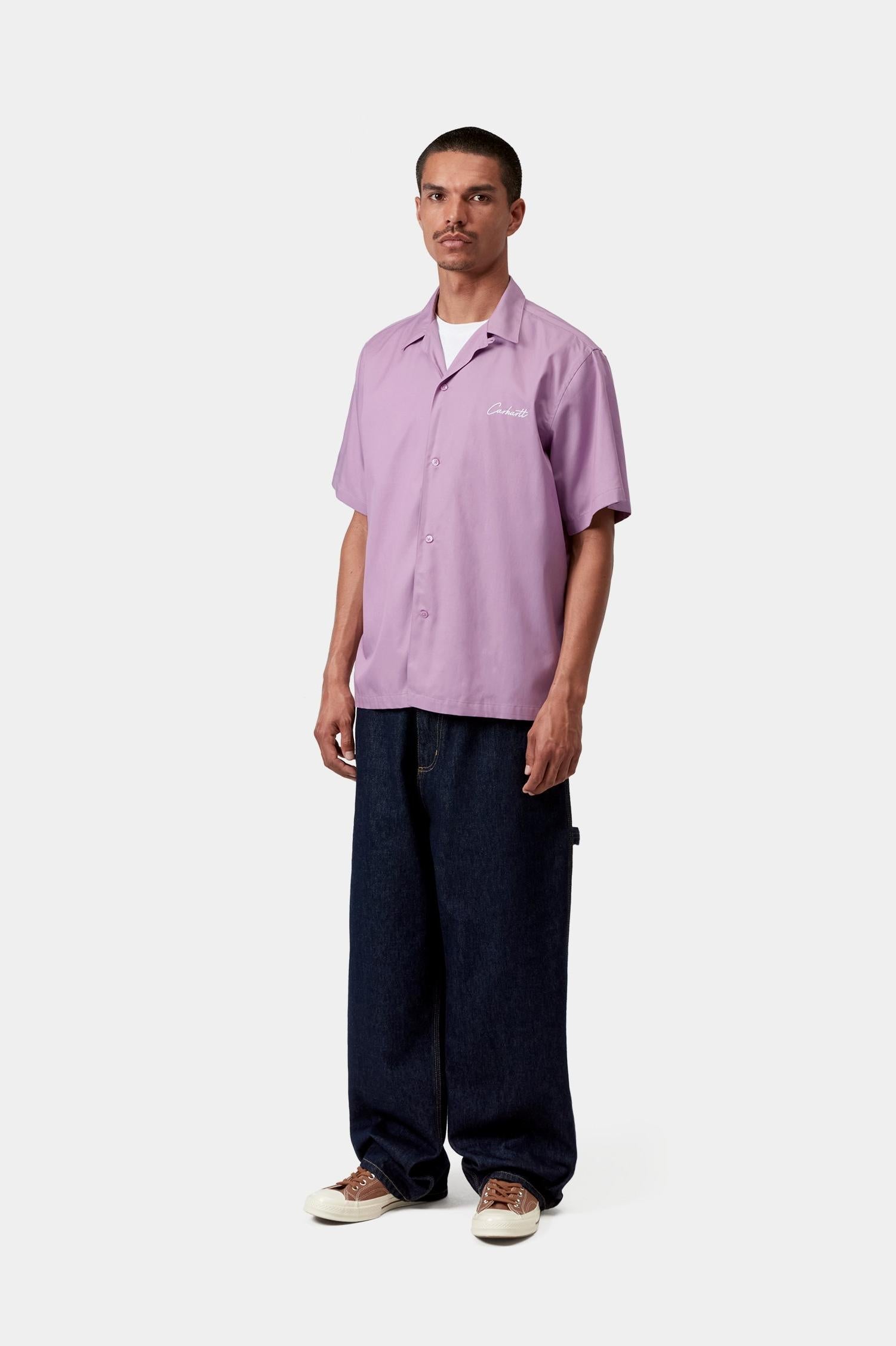 Delray Shirt Gentle Purple / White