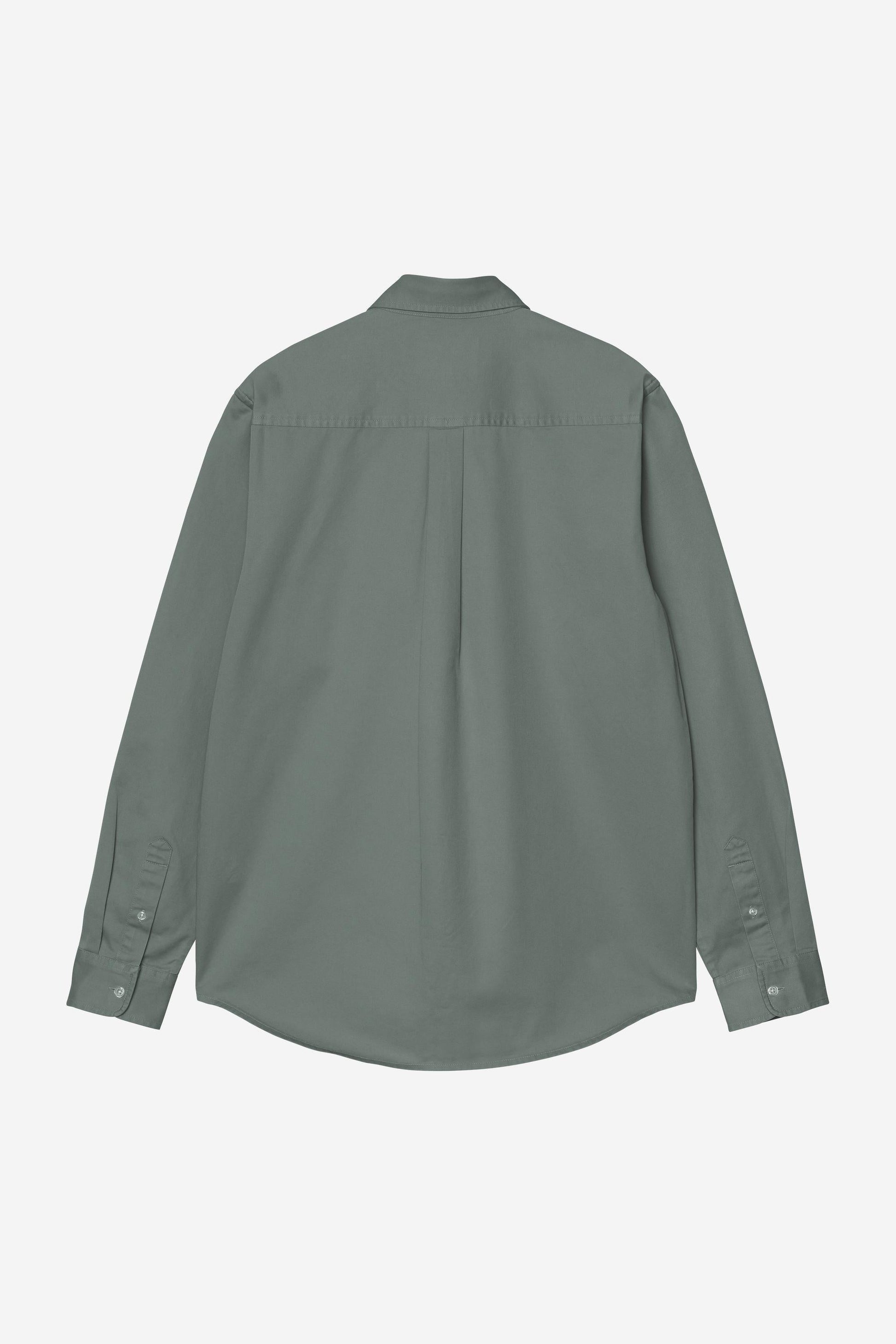 Madison Shirt Velvet Green / White