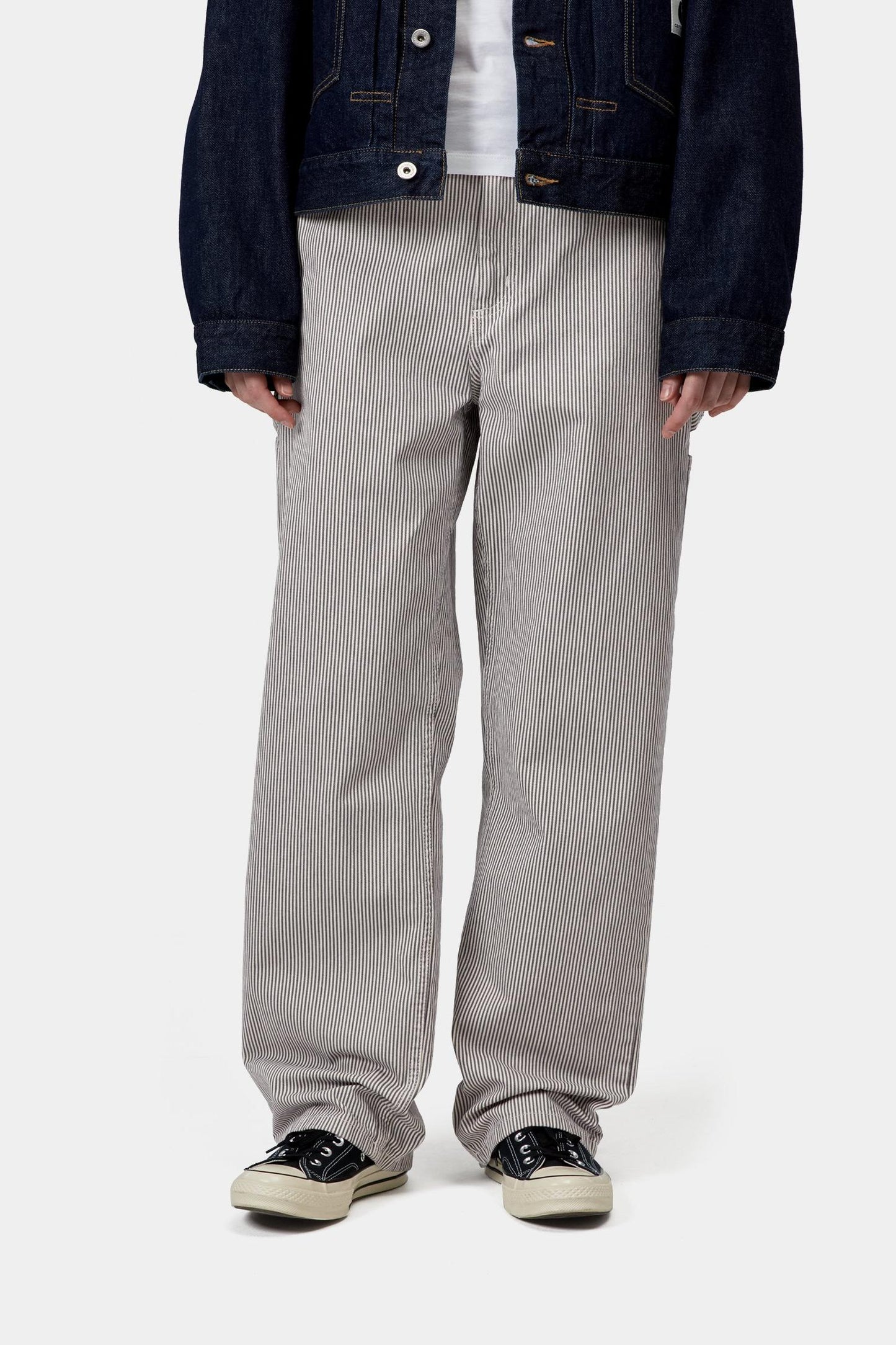Mercer Stripe Pant Graphite / Wax (Stone Washed)