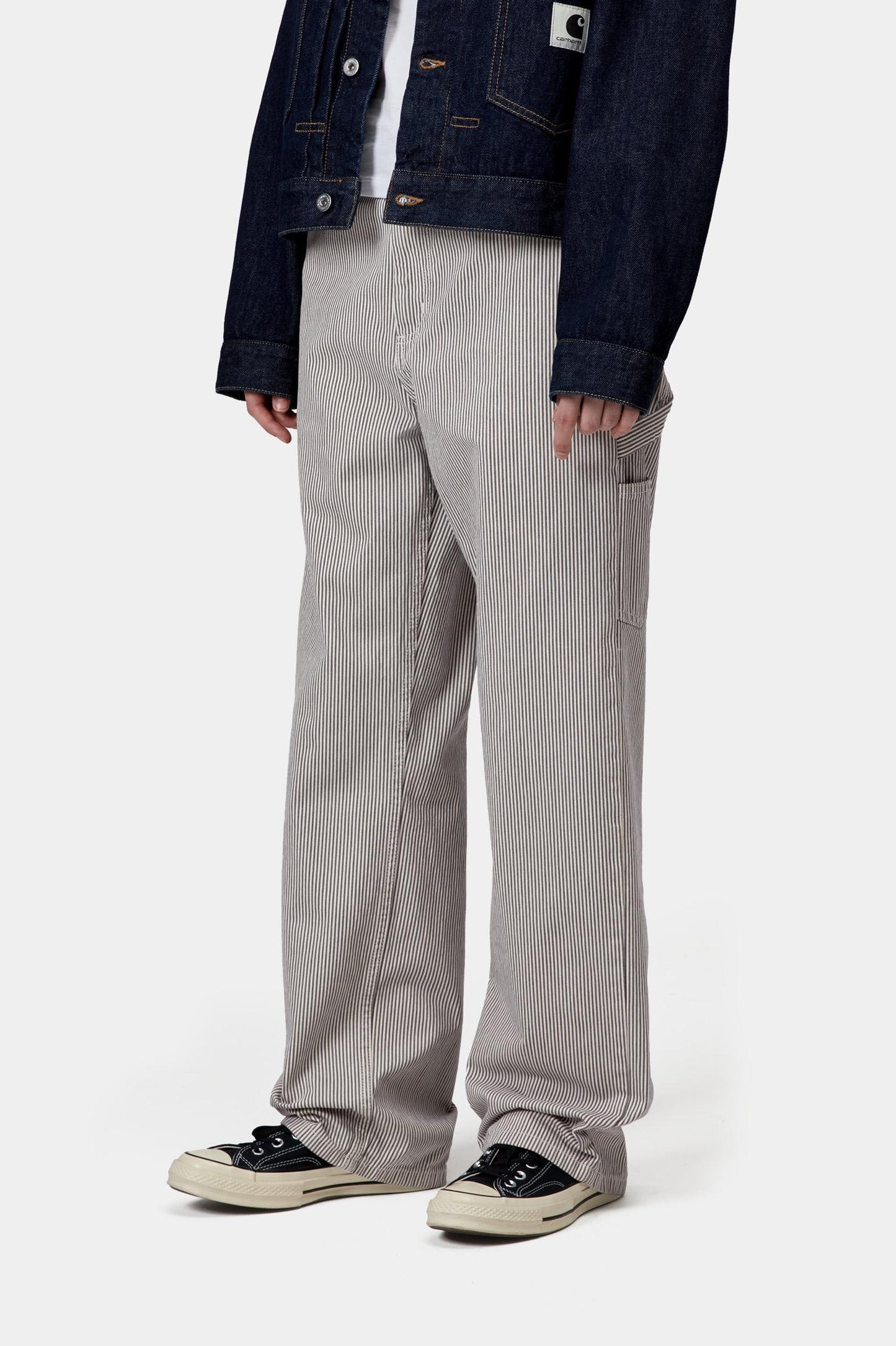Mercer Stripe Pant Graphite / Wax (Stone Washed)