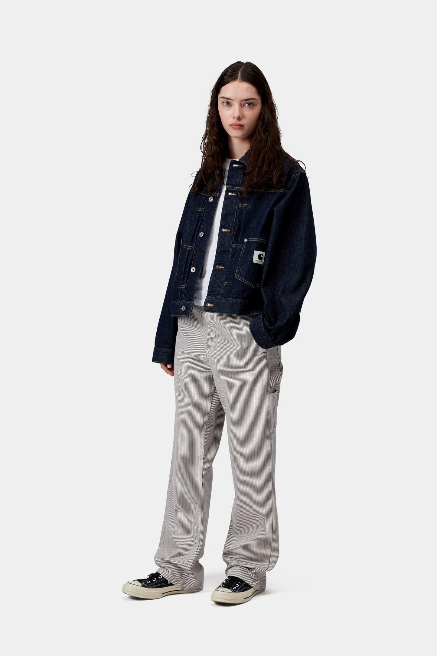 Mercer Stripe Pant Graphite / Wax (Stone Washed)