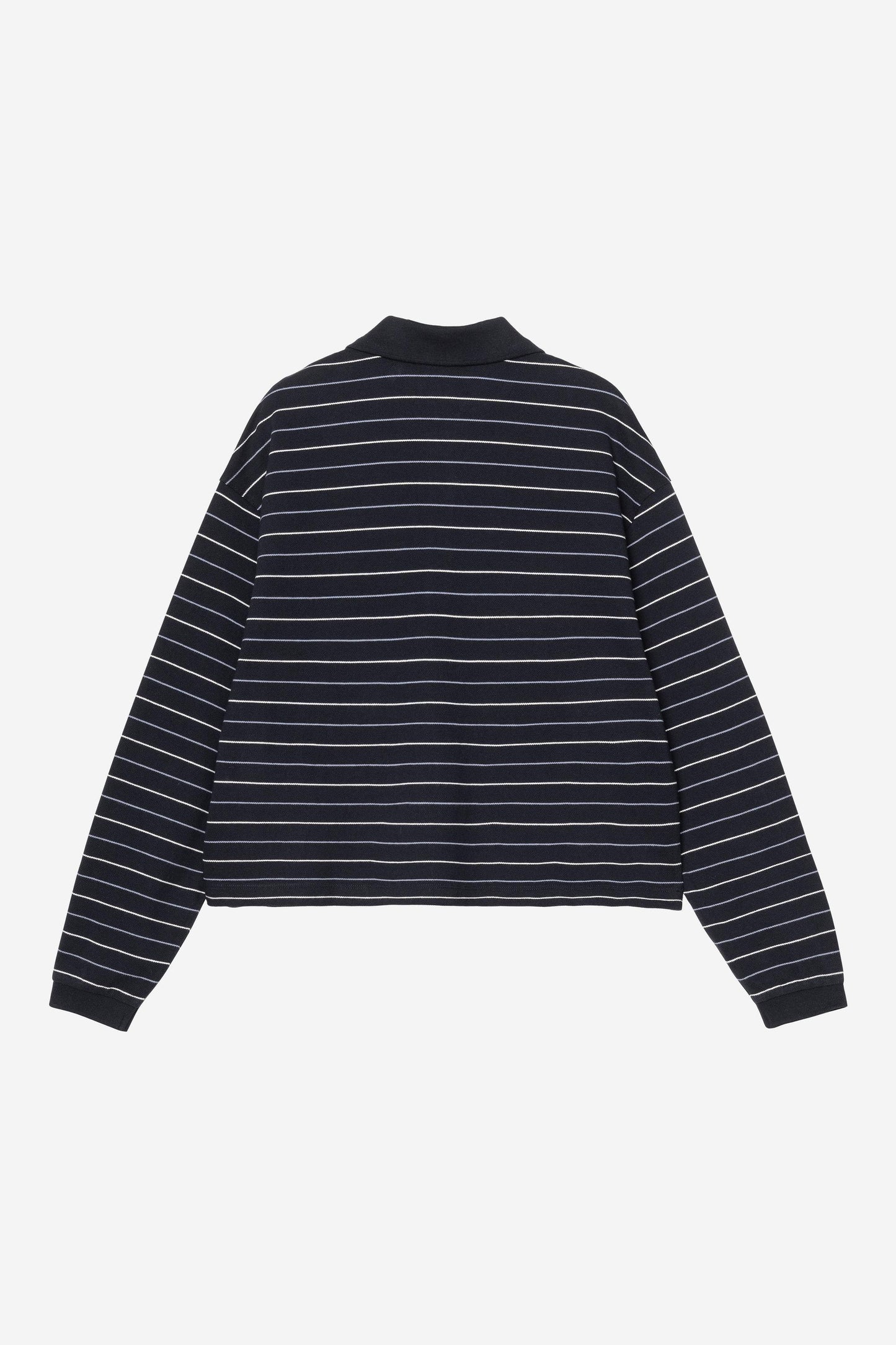 Mabel Stripe Polo Dark Navy